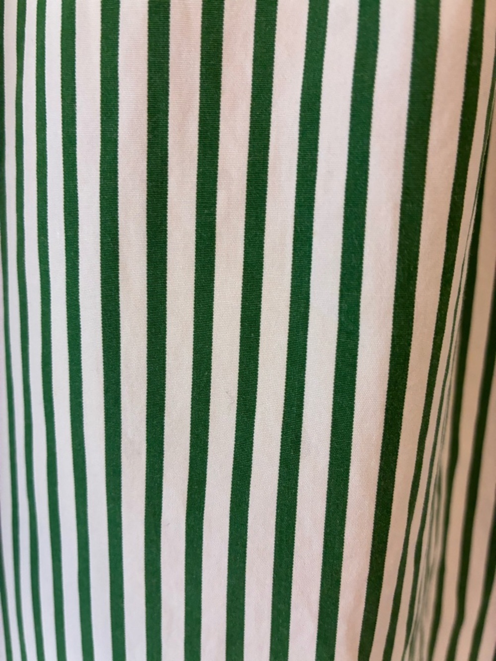 Polo Ralph Lauren Button Down Shirt Long Sleeve Green Stripes Cotton - Picture 6 of 6
